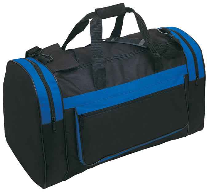 royal black sports bag